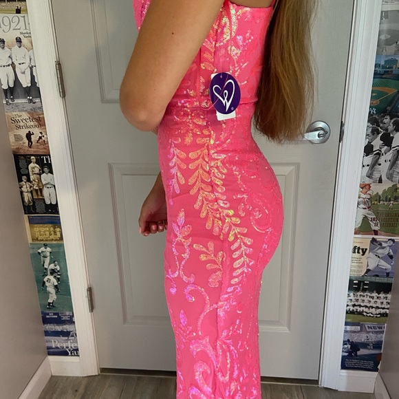 Windsor Brand new with tags Gorgeous Hot pink dress - Picture 4 of 10